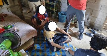 สืบสวน สภ.ชะเมา ผู้ต้องหายาเสพติด จำนวน 3 คน พร้อมยาเสพติด 19 เม็ด