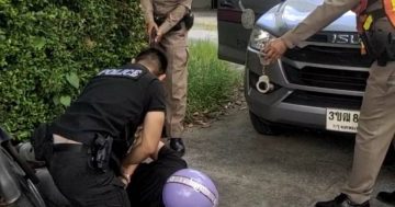 ซักซ้อมแผนเผชิญเหตุคนร้ายชิงทรัพย์ร้านทอง ส.นำชัย ม.6 ต.ท่าเรือ